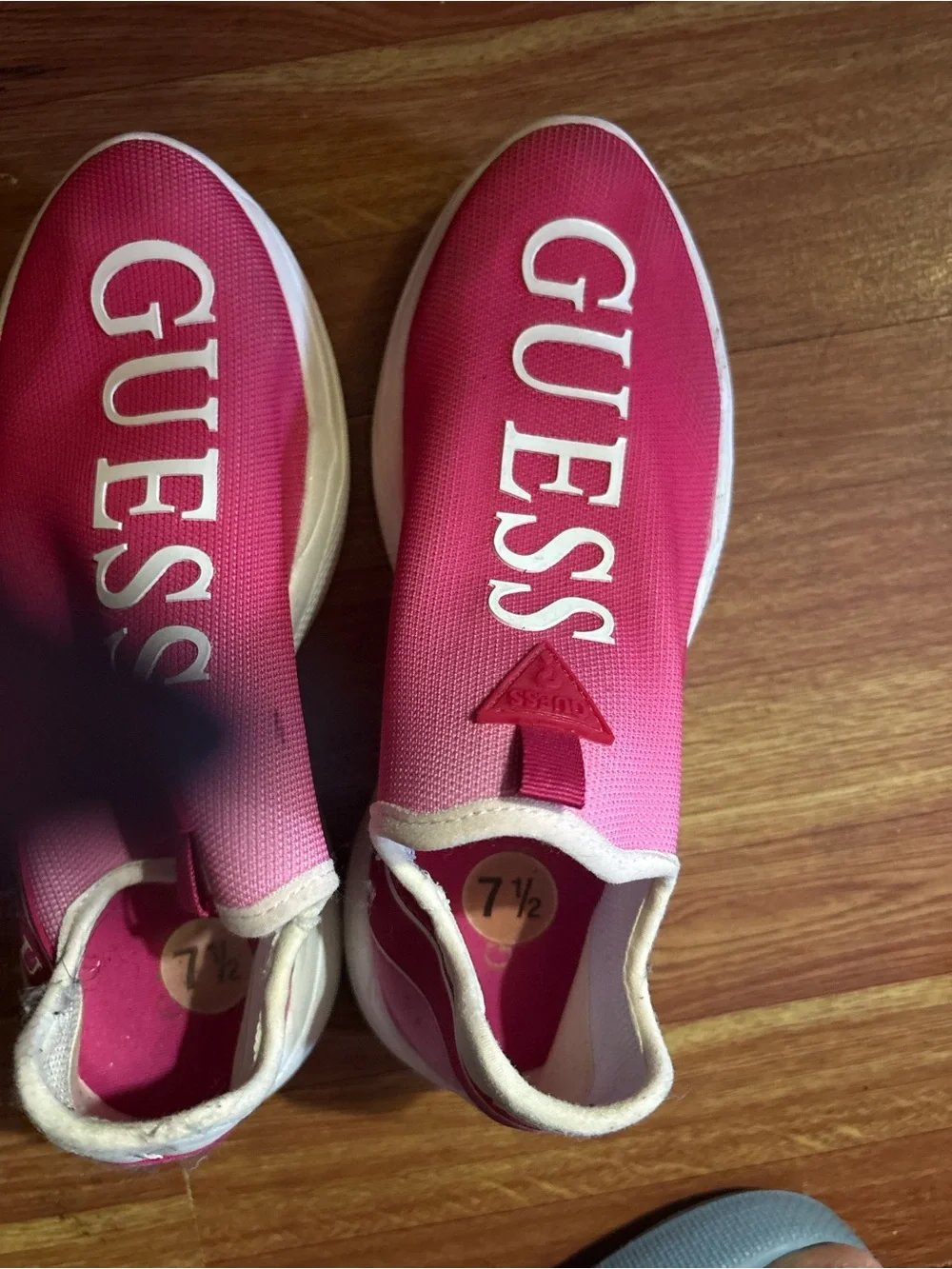 GUESS Hot Pink Slip-On Women's Sneakers